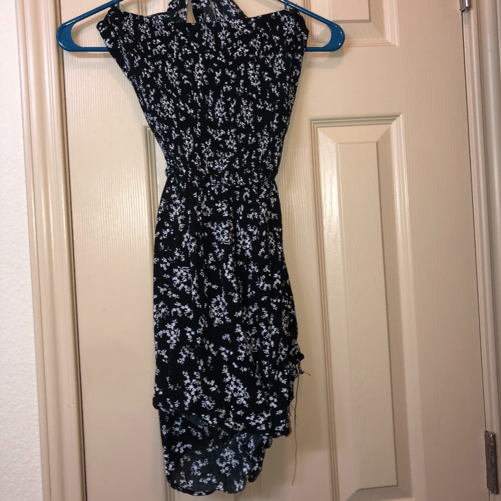 Floral Strapless Romper